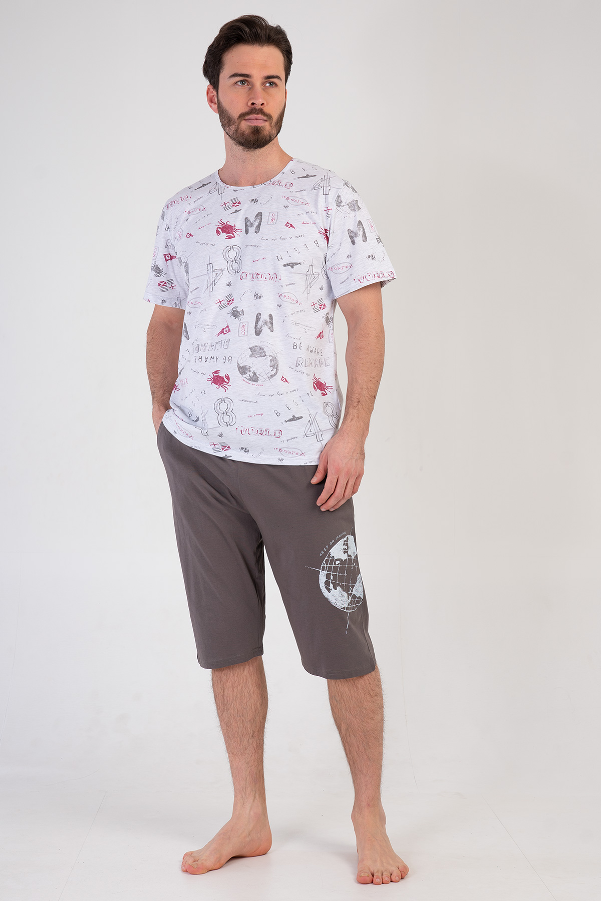 Man Aware Capri Set Man Aware Capri Set