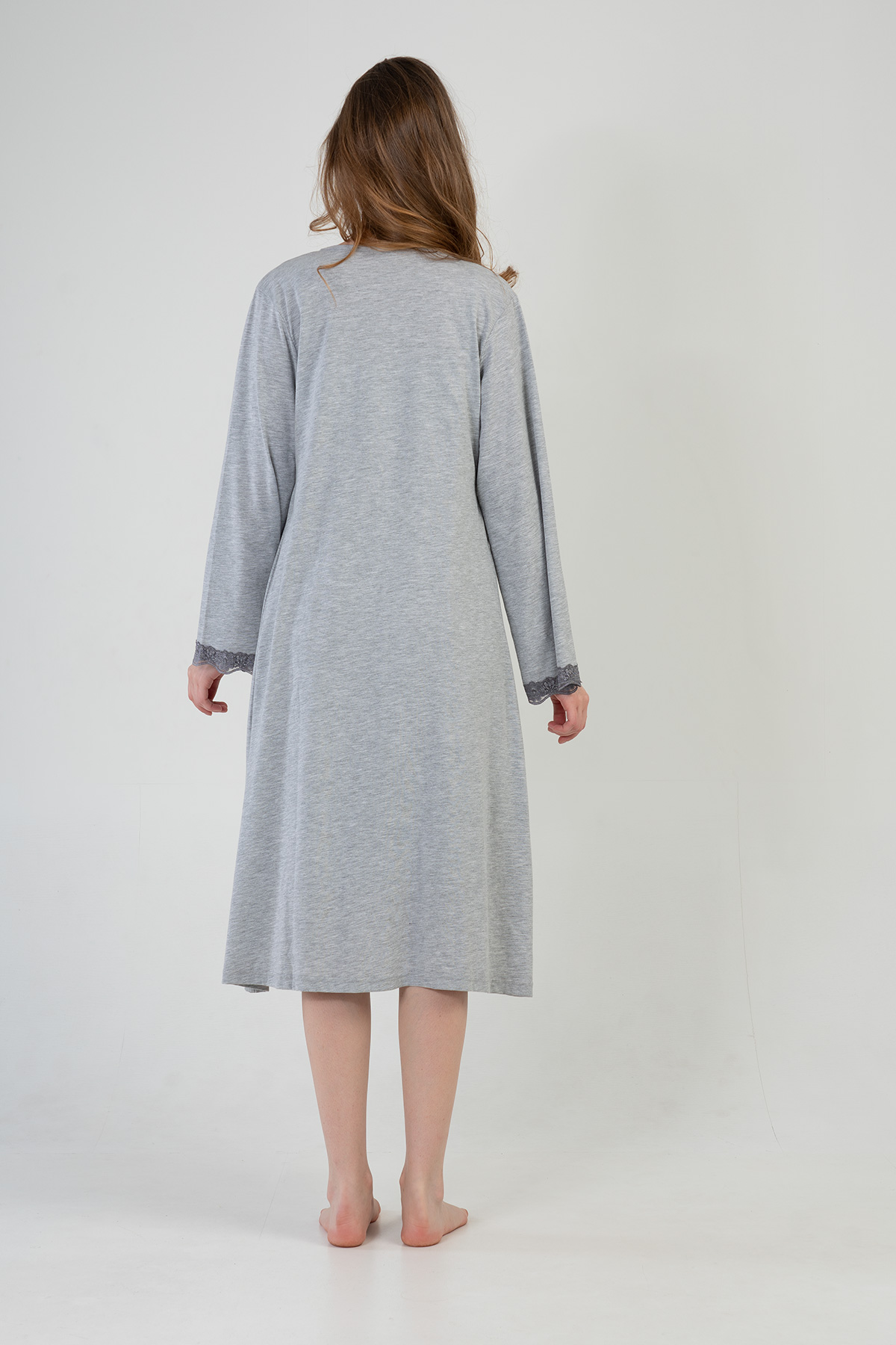 Woman Supreme Lace Detail Dressing Gown Set Woman Supreme Lace Detail Dressing Gown Set