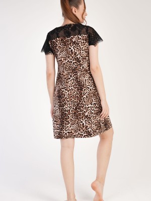 Woman Leopard Viscon Tunic Woman Leopard Viscon Tunic