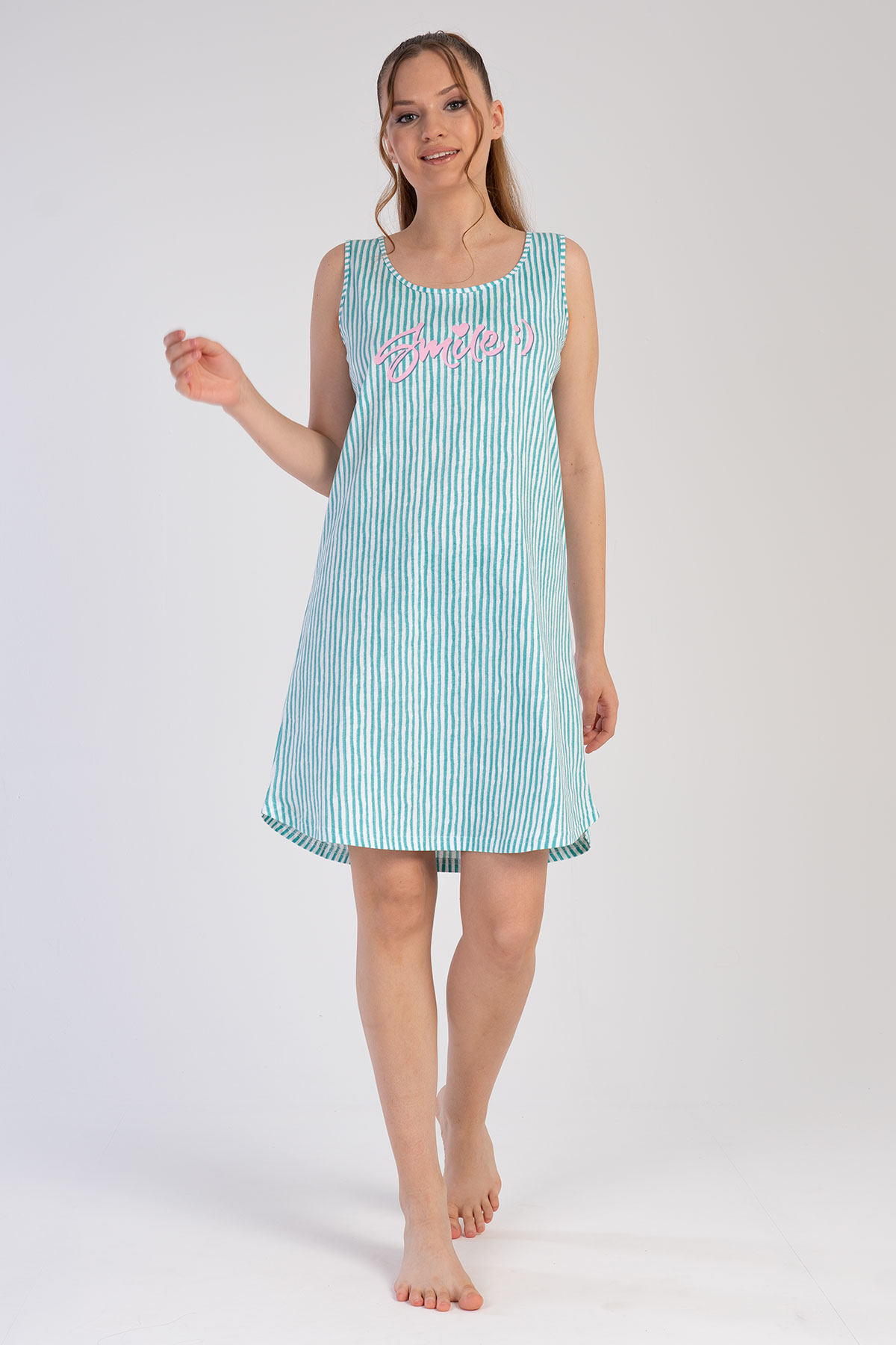 Woman Silver Pine Smile Tunic Woman Silver Pine Smile Tunic