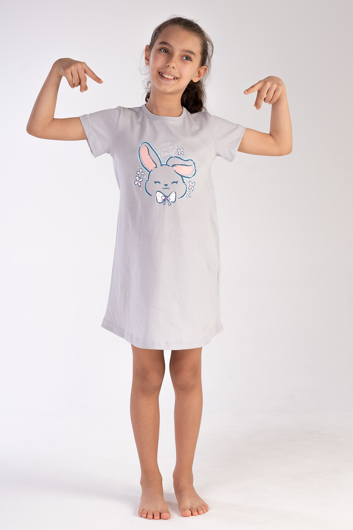 Kids' Girl Gray Tunic Kids' Girl Gray Tunic