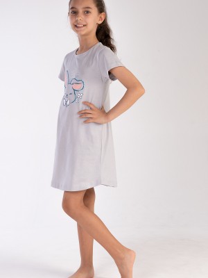 Kids' Girl Big Age Gray Tunic Kids' Girl Big Age Gray Tunic