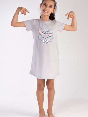 Kids' Girl Big Age Gray Tunic Kids' Girl Big Age Gray Tunic