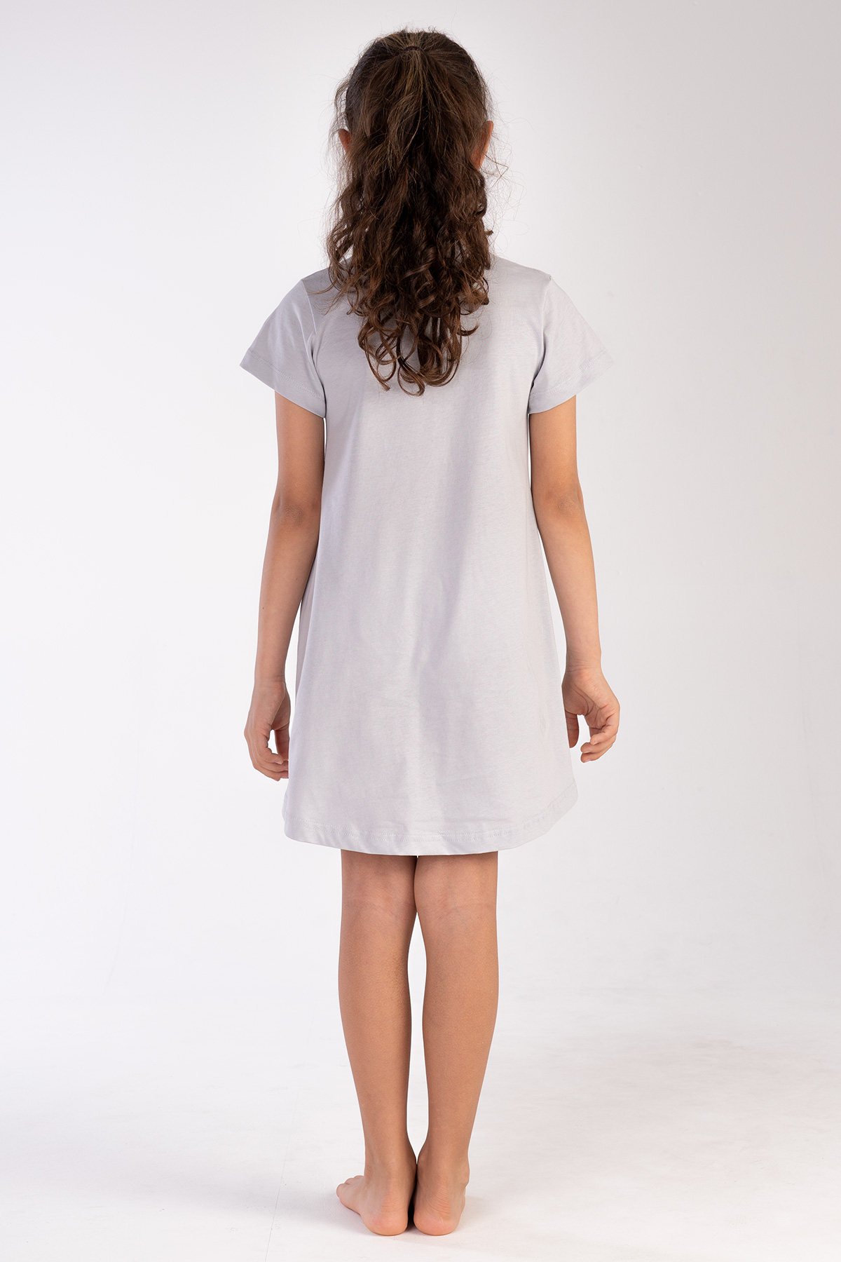 Kids' Girl Big Age Gray Tunic Kids' Girl Big Age Gray Tunic