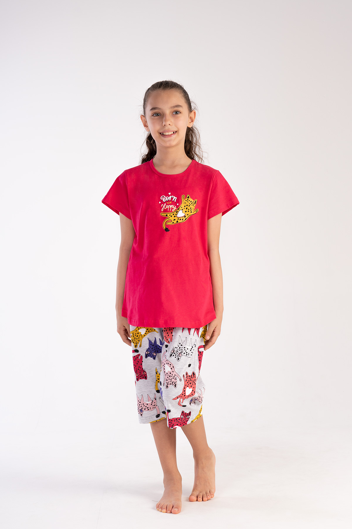 Kids' Girl Supreme Born Happy Capri Set Kids' Girl Supreme Born Happy Capri Set