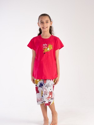 Kids' Girl Supreme Born Happy Capri Set Kids' Girl Supreme Born Happy Capri Set