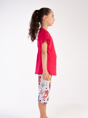 Kids' Girl Supreme Born Happy Capri Set Kids' Girl Supreme Born Happy Capri Set