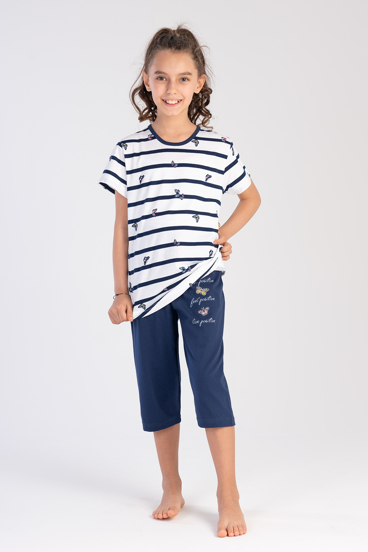 Kids' Girl Supreme Wesa Capri Set Kids' Girl Supreme Wesa Capri Set