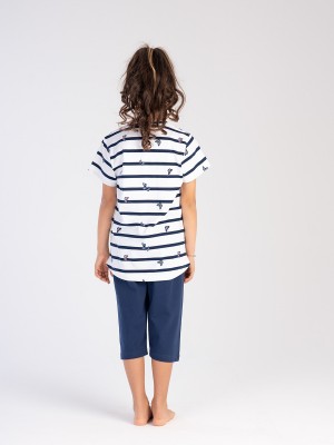 Kids' Girl Supreme Wesa Capri Set Kids' Girl Supreme Wesa Capri Set