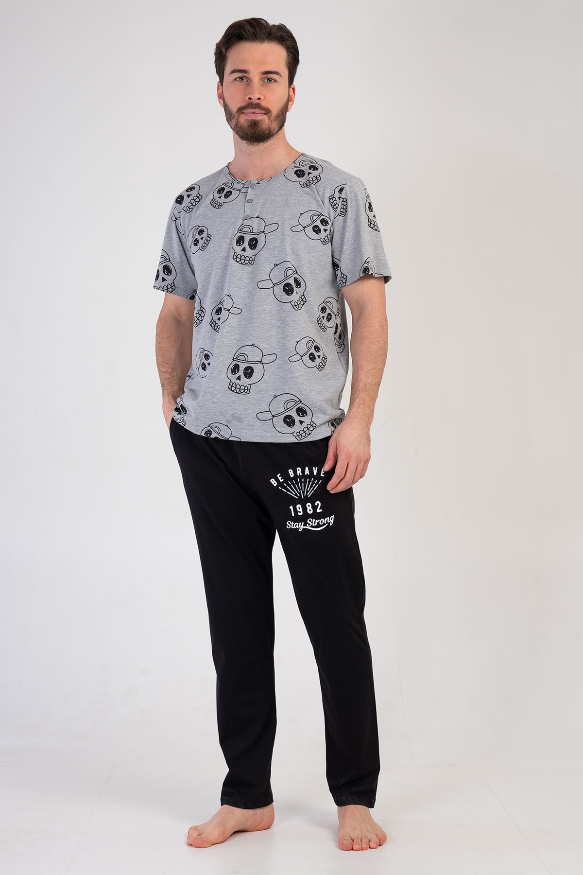 Man Be Brave Pyjama Set Man Be Brave Pyjama Set