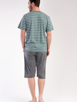 Man Greenzone V Neck Capri Set Man Greenzone V Neck Capri Set