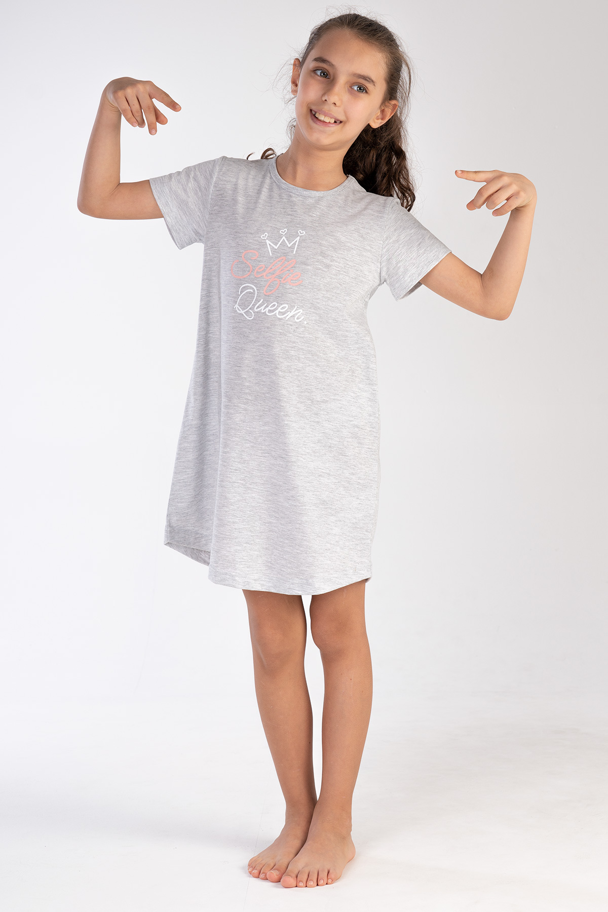 Kids' Girl Big Age Selfie Queen Tunic Kids' Girl Big Age Selfie Queen Tunic