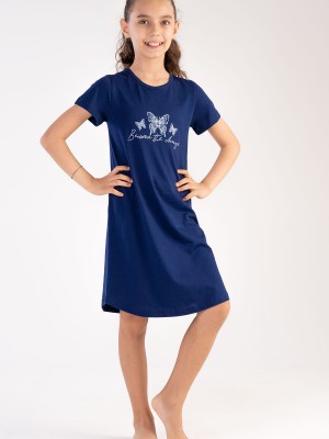 Kids' Girl Indigo Butterfly Tunic Kids' Girl Indigo Butterfly Tunic