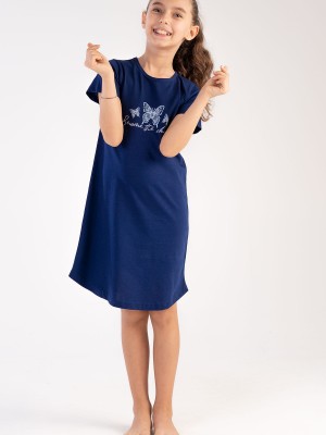 Kids' Girl Indigo Butterfly Tunic Kids' Girl Indigo Butterfly Tunic