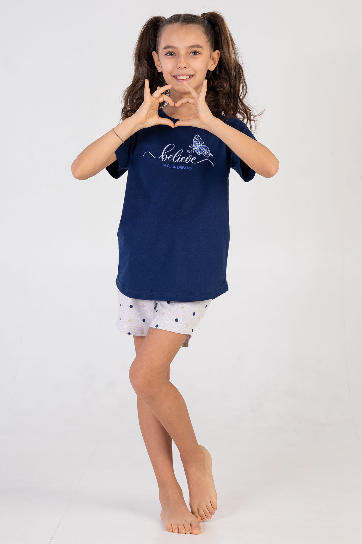Kids' Girl Supreme Believe Short Set Kids' Girl Supreme Believe Short Set