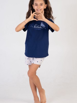 Kids' Girl Supreme Believe Short Set Kids' Girl Supreme Believe Short Set