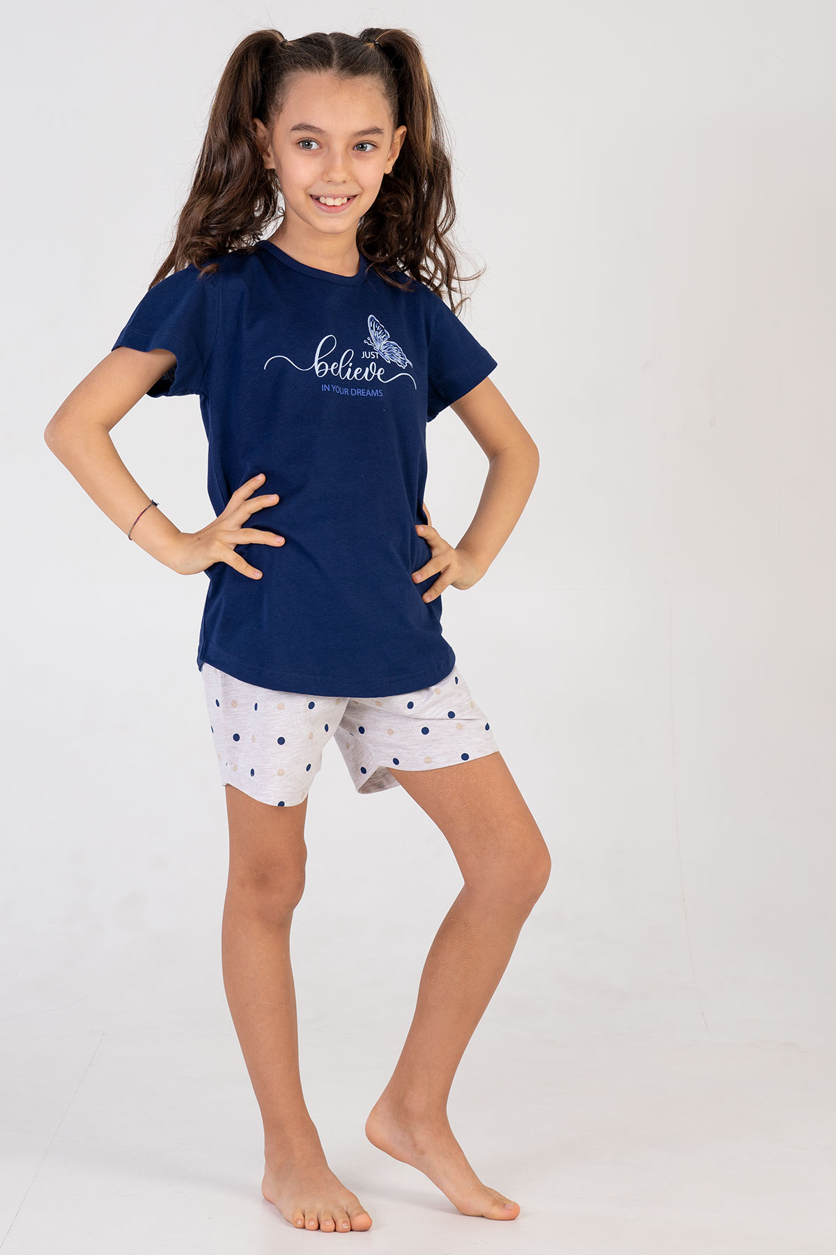 Kids' Girl Supreme Believe Short Set Kids' Girl Supreme Believe Short Set