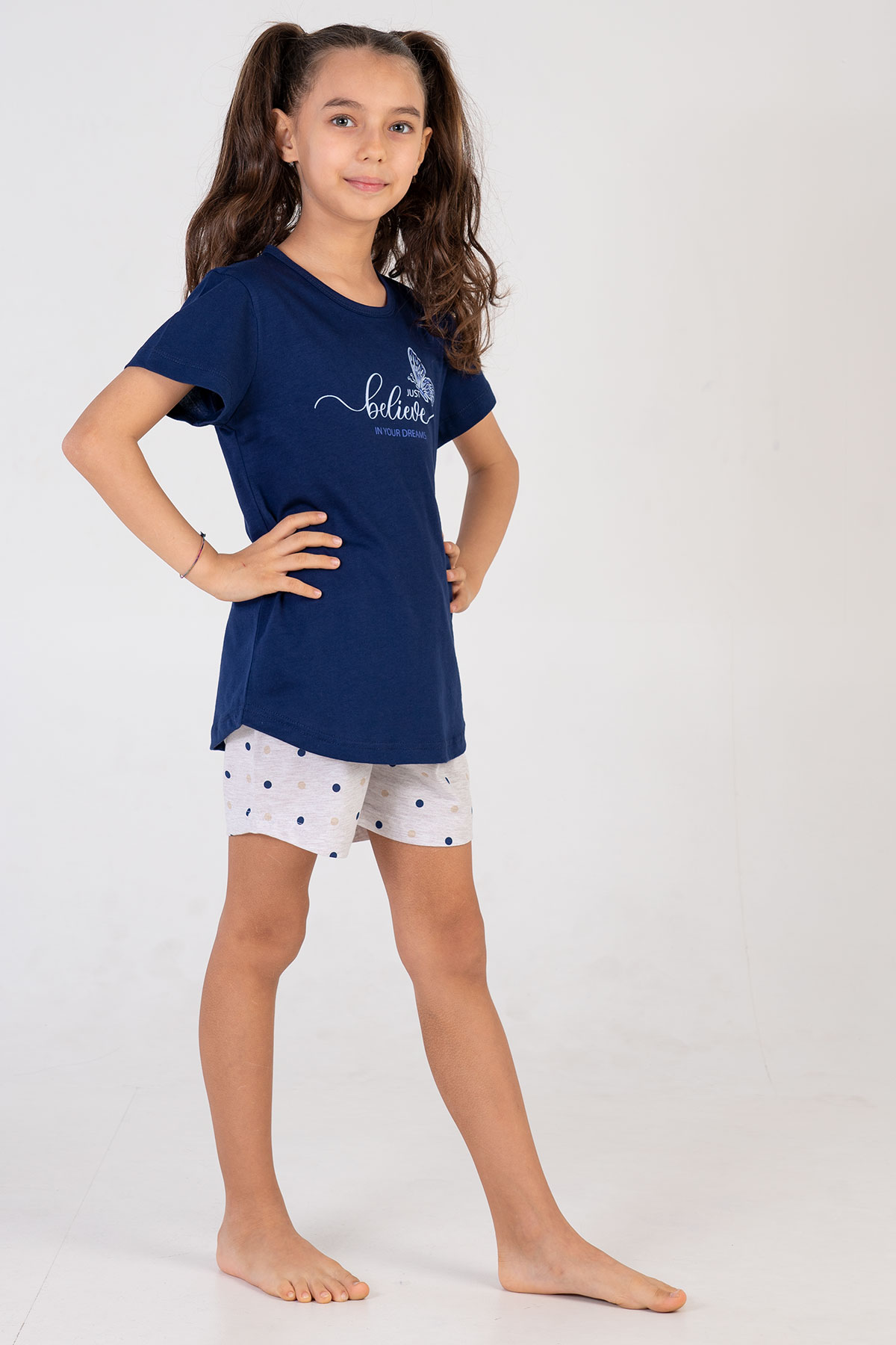 Kids' Girl Supreme Believe Short Set Kids' Girl Supreme Believe Short Set