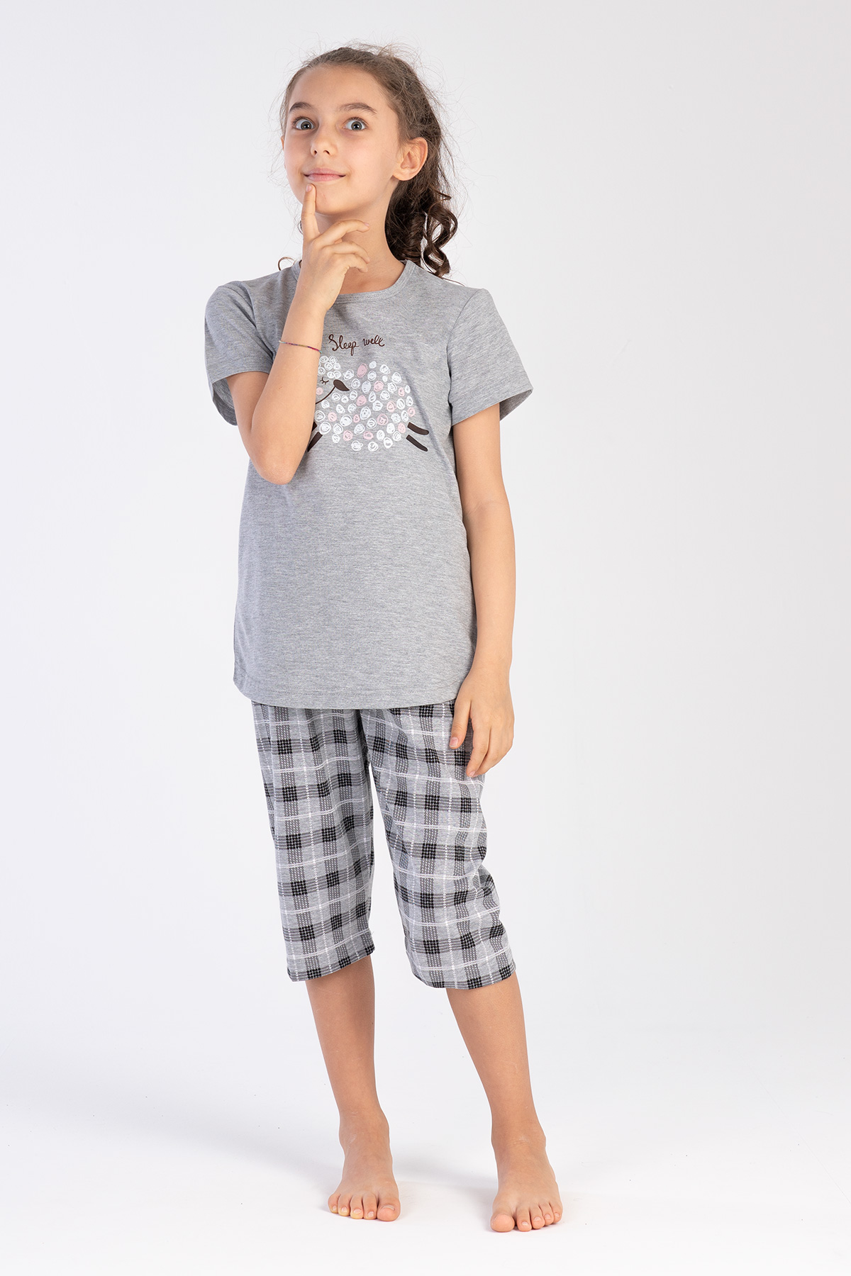 Kids' Girl Supreme Sleep Short Sleeve Capri Set Kids' Girl Supreme Sleep Short Sleeve Capri Set