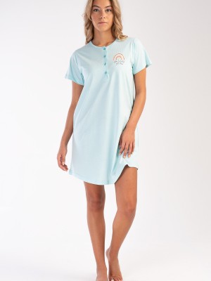 Woman Blue Glass Tunic Woman Blue Glass Tunic