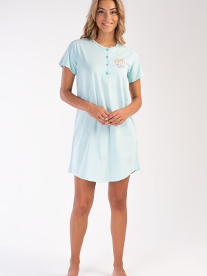Woman Blue Glass Tunic Woman Blue Glass Tunic