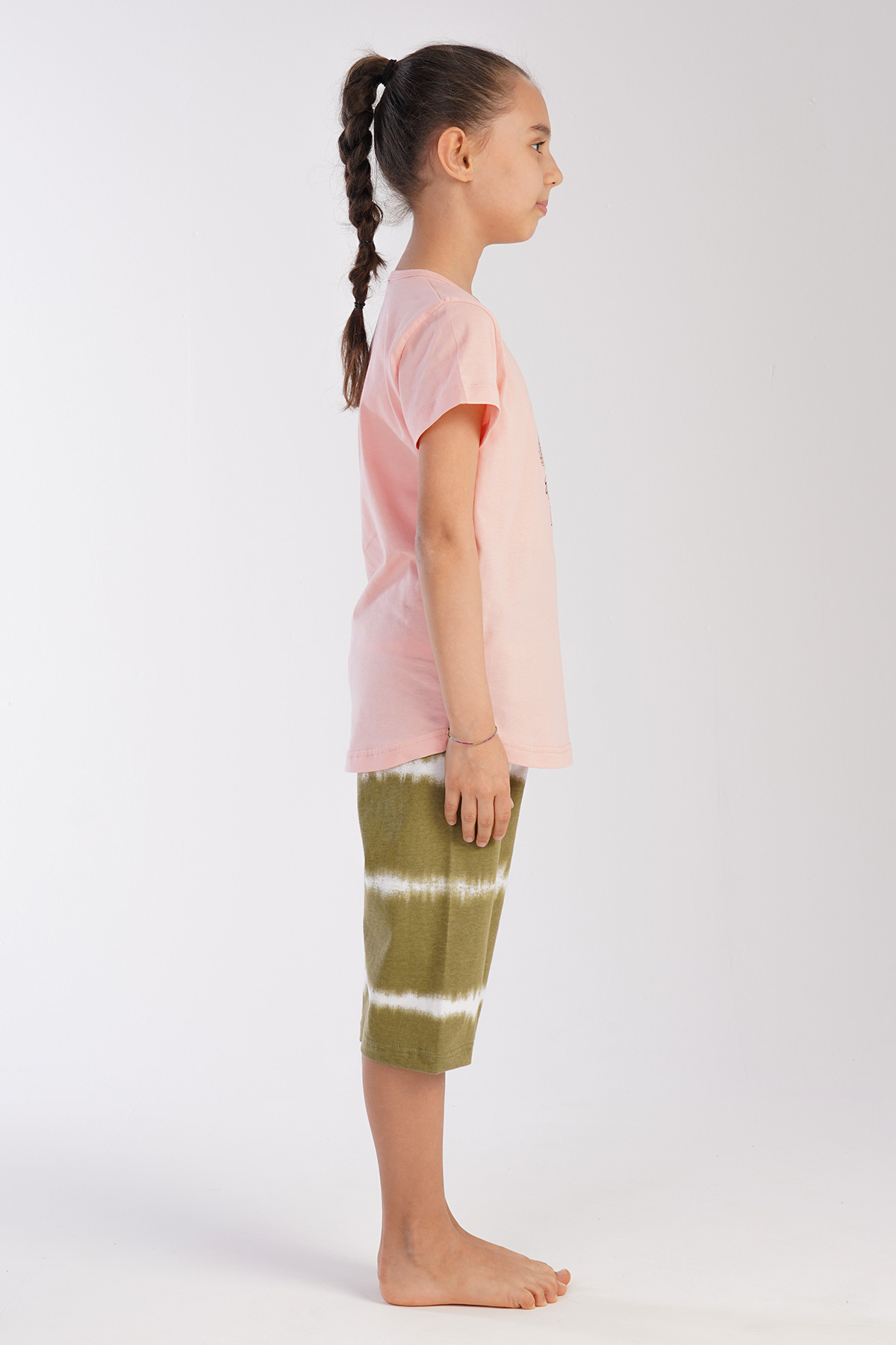 Kids' Girl Supreme Peach Capri Set Kids' Girl Supreme Peach Capri Set
