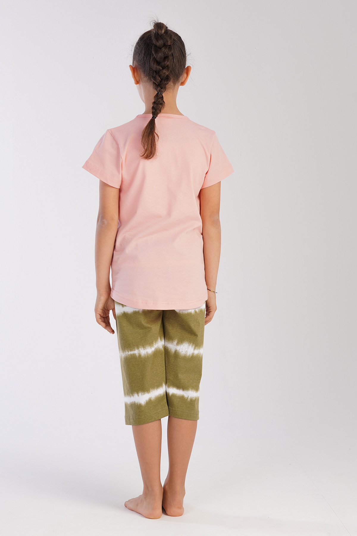 Kids' Girl Supreme Peach Capri Set Kids' Girl Supreme Peach Capri Set
