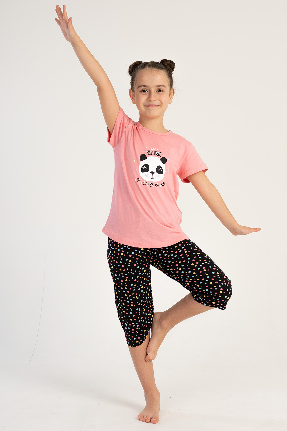 Kids' Girl Shine Capri Set Kids' Girl Shine Capri Set