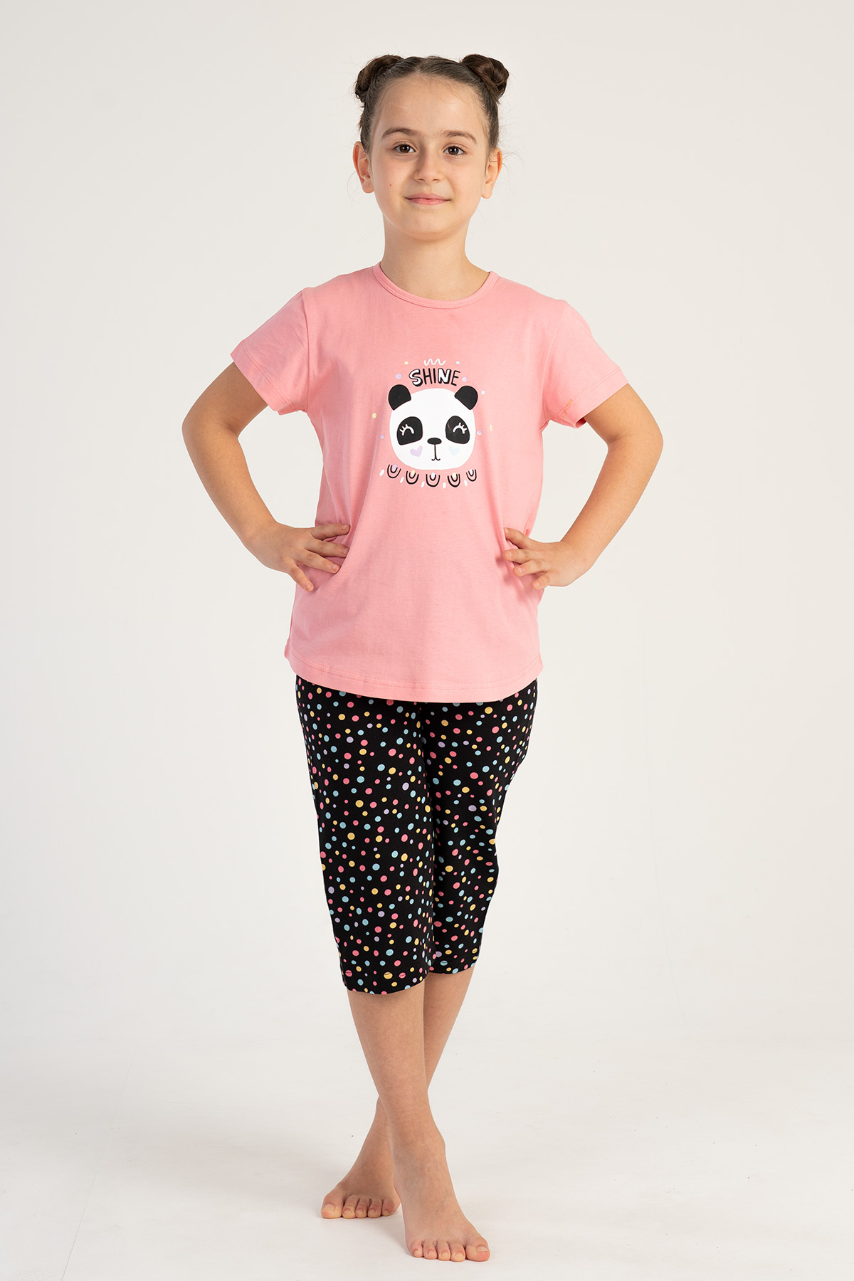 Kids' Girl Shine Capri Set Kids' Girl Shine Capri Set