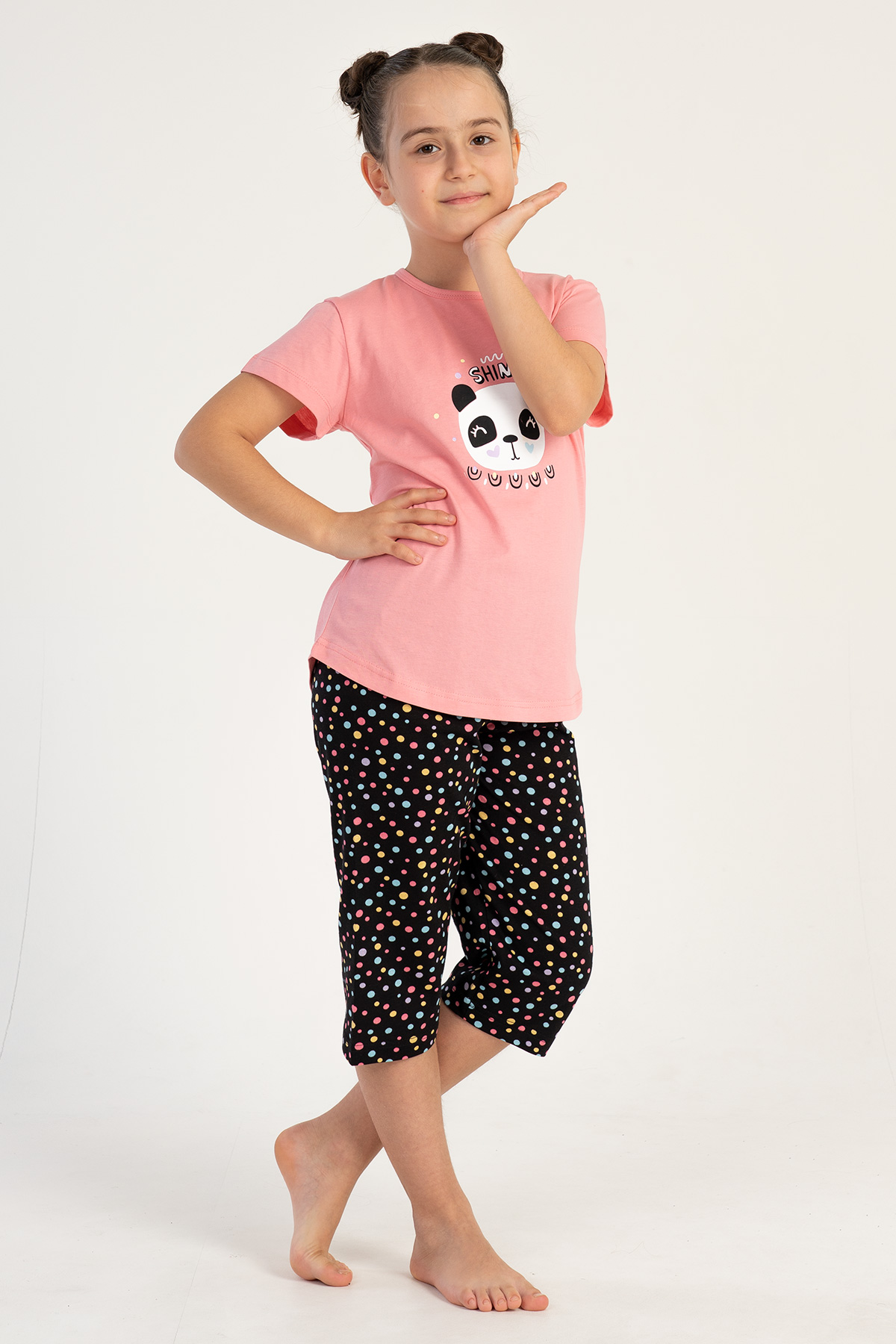 Kids' Girl Shine Capri Set Kids' Girl Shine Capri Set