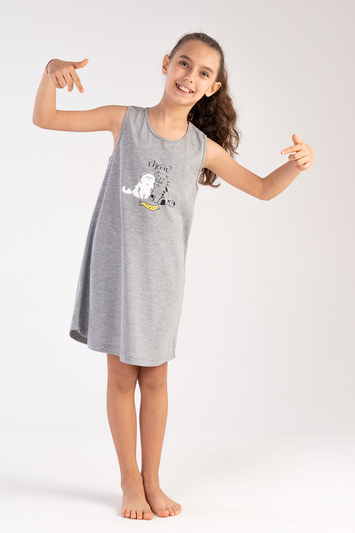 Kids' Girl Meow Tunic Kids' Girl Meow Tunic
