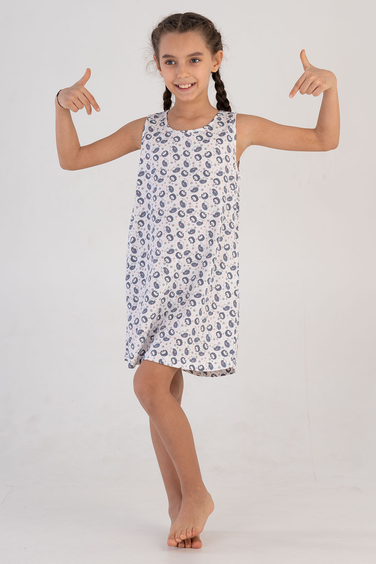 Kids' Girl Hedgehog Tunic Kids' Girl Hedgehog Tunic