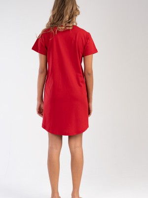 Woman Red Art Tunic Woman Red Art Tunic