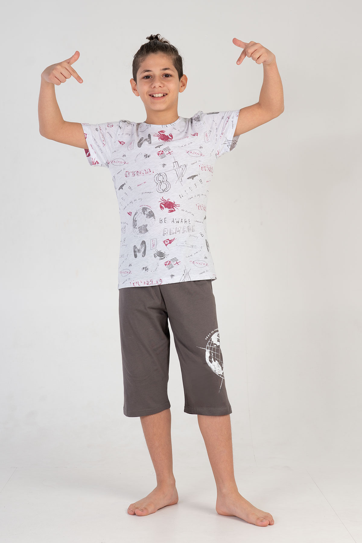 Kids' Aware Big Age Capri Set Kids' Aware Big Age Capri Set