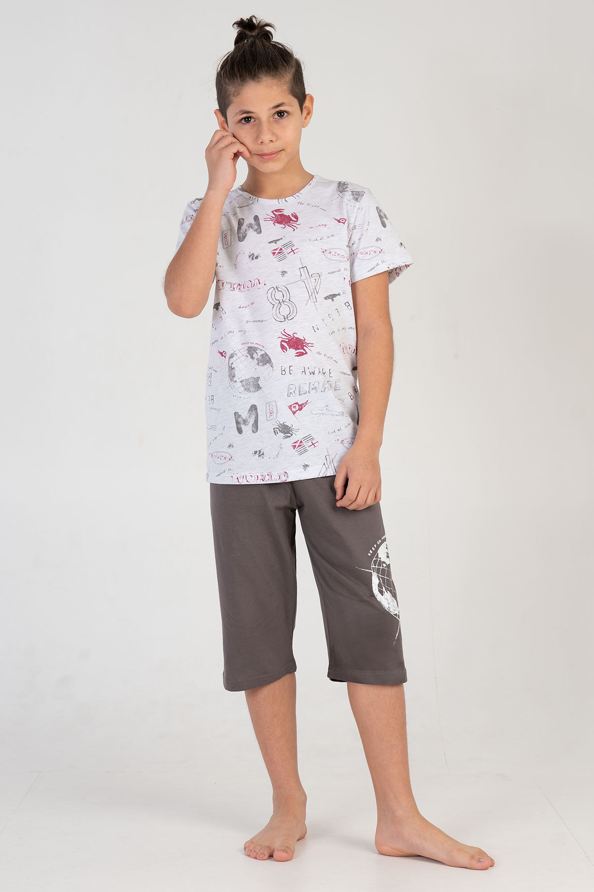 Kids' Aware Big Age Capri Set Kids' Aware Big Age Capri Set