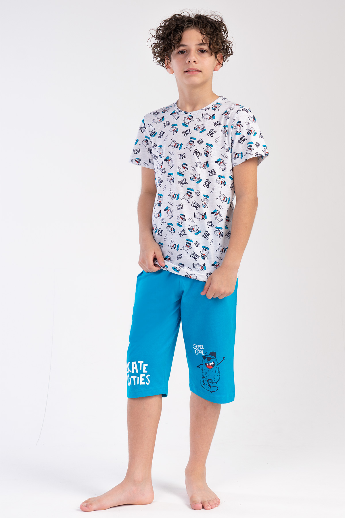 Kids' Boy Super Cool Capri Set Kids' Boy Super Cool Capri Set