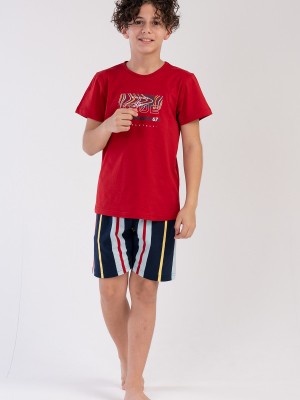 Kids' Boy Big Age Simple Short Set Kids' Boy Big Age Simple Short Set