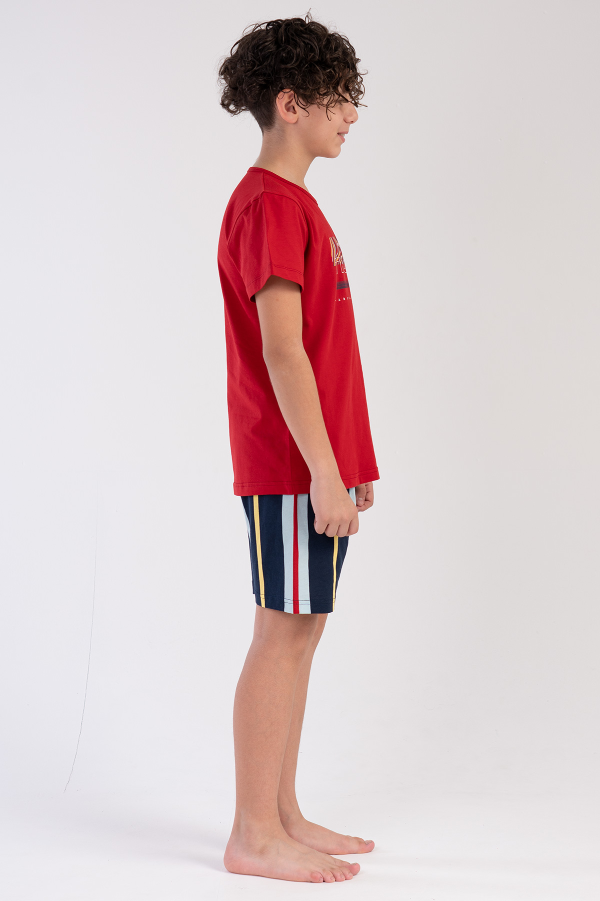 Kids' Boy Big Age Simple Short Set Kids' Boy Big Age Simple Short Set