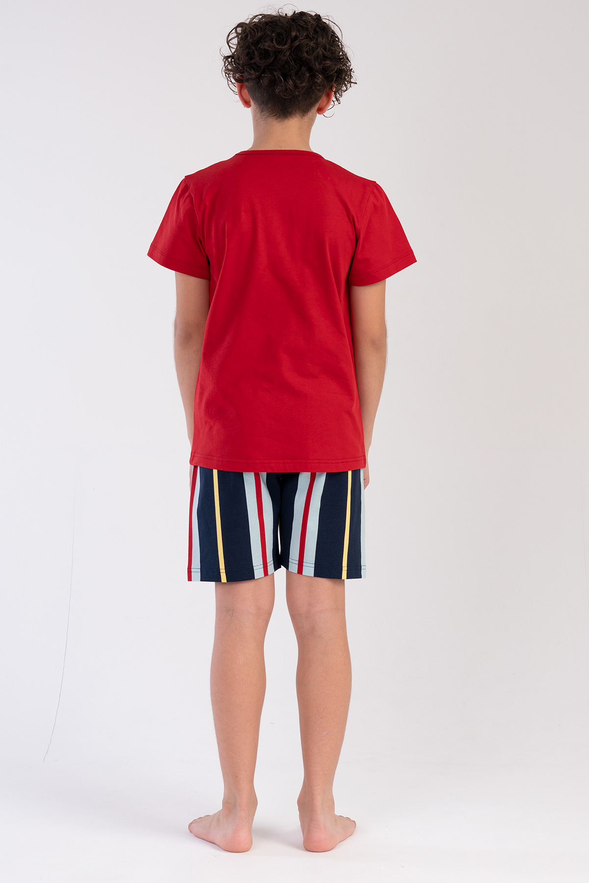 Kids' Boy Big Age Simple Short Set Kids' Boy Big Age Simple Short Set