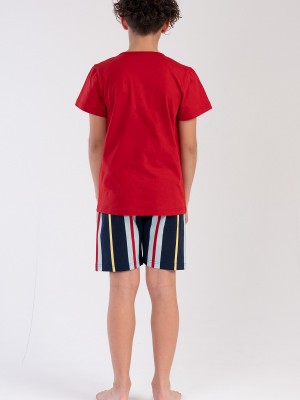 Kids' Boy Big Age Simple Short Set Kids' Boy Big Age Simple Short Set