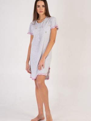 Woman Gray Melange Tunic Woman Gray Melange Tunic