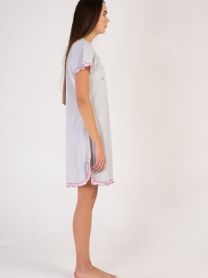 Woman Gray Melange Tunic Woman Gray Melange Tunic