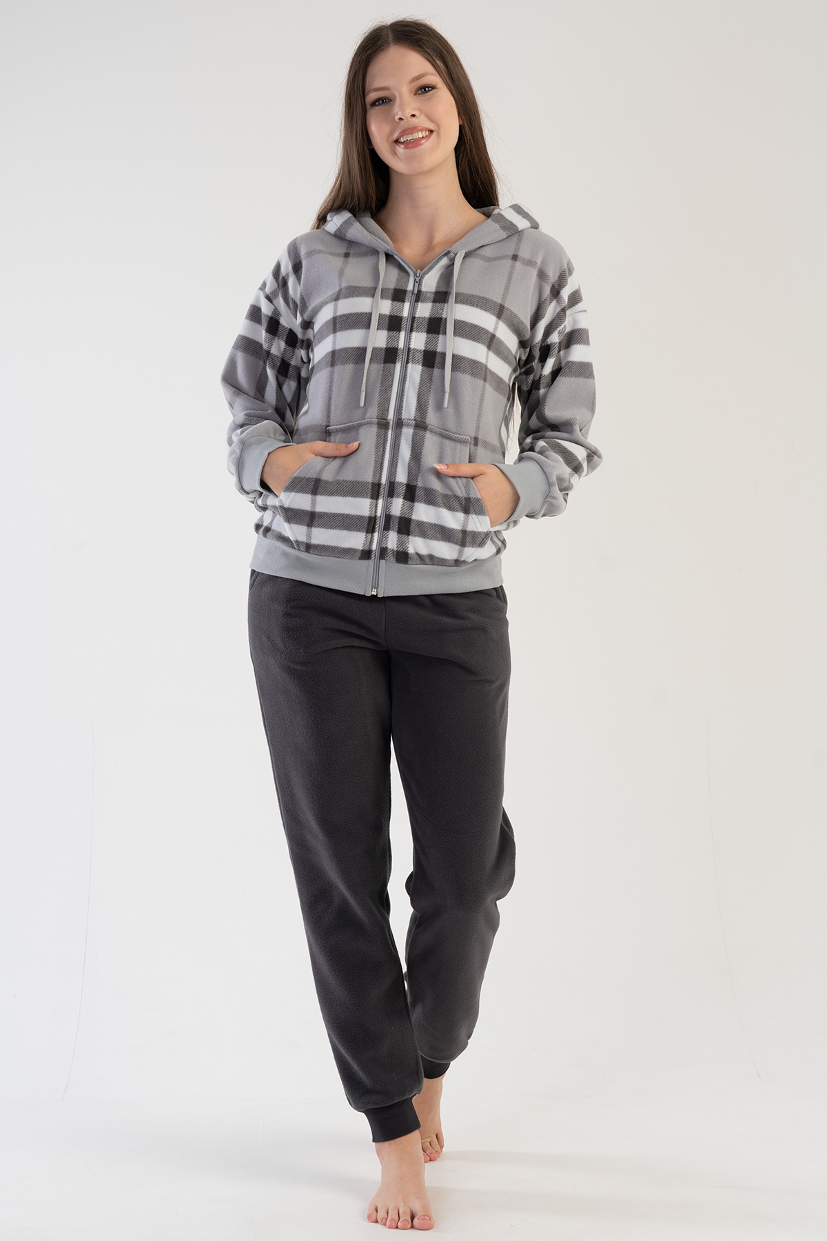Woman Gray Bally Pyjama Set Woman Gray Bally Pyjama Set