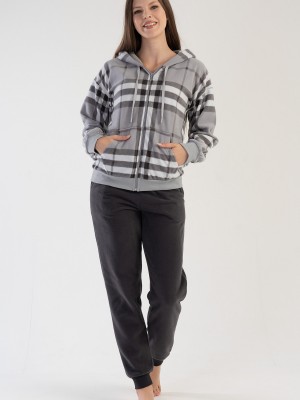 Woman Gray Bally Pyjama Set Woman Gray Bally Pyjama Set