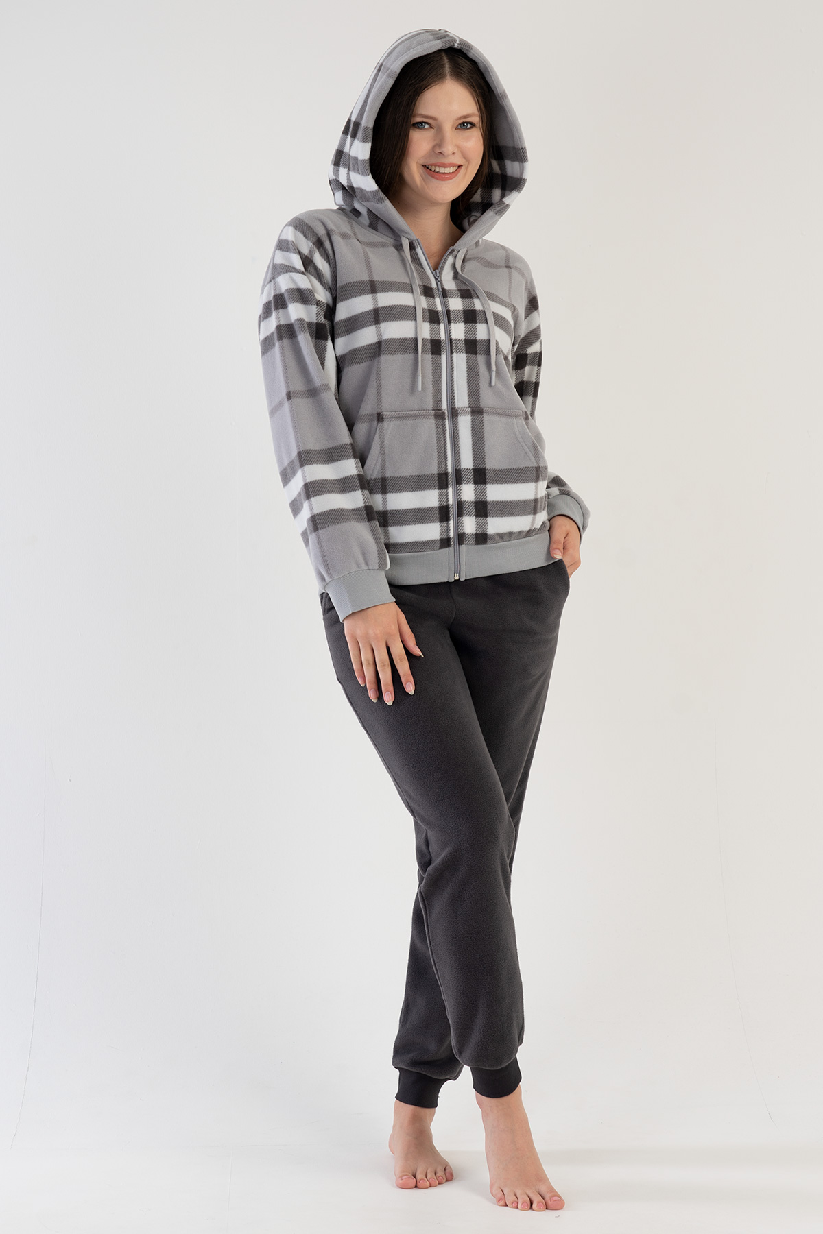 Woman Gray Bally Pyjama Set Woman Gray Bally Pyjama Set