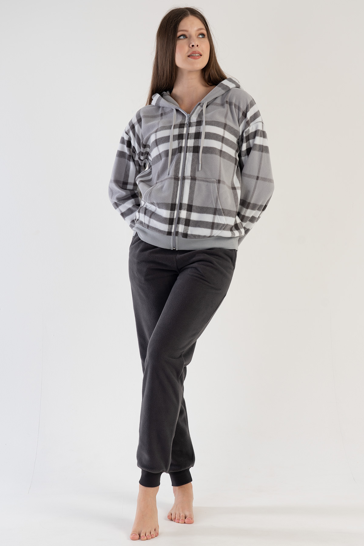 Woman Gray Bally Pyjama Set Woman Gray Bally Pyjama Set