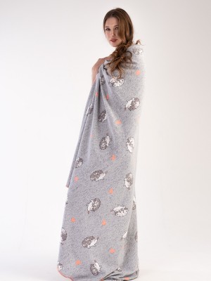 Fleece Hedgehog Blanket