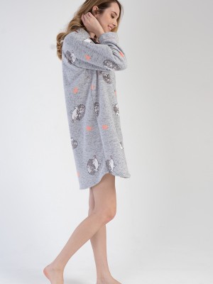 Woman Hedgehog Buttoned Tunic Woman Hedgehog Buttoned Tunic