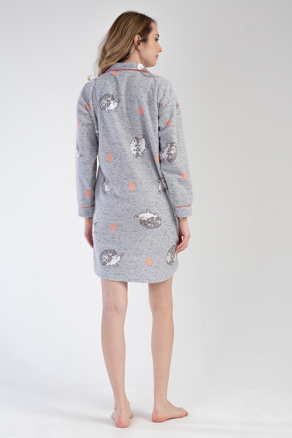 Woman Hedgehog Buttoned Tunic Woman Hedgehog Buttoned Tunic