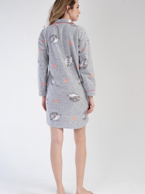 Woman Hedgehog Buttoned Tunic Woman Hedgehog Buttoned Tunic